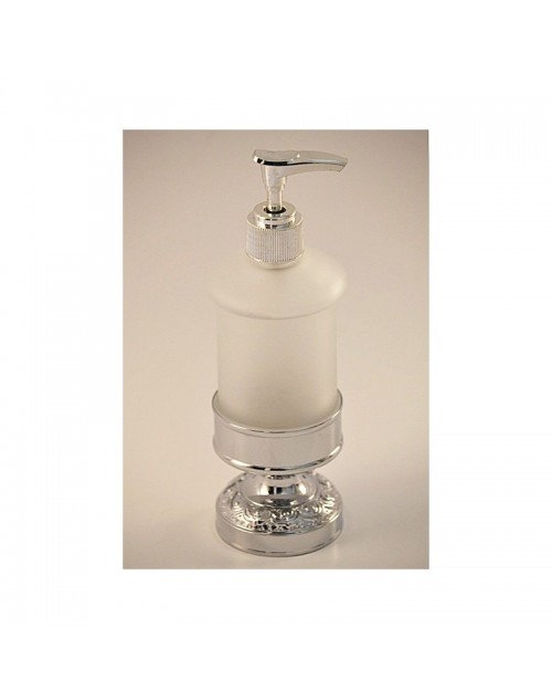 Настольный дозатор для жидкого мыла Magliezza Fiore 80109-cr (хром)